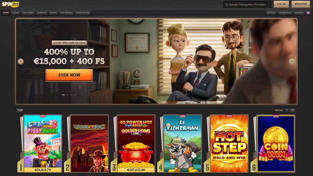 online casino belgie spinboss homepage